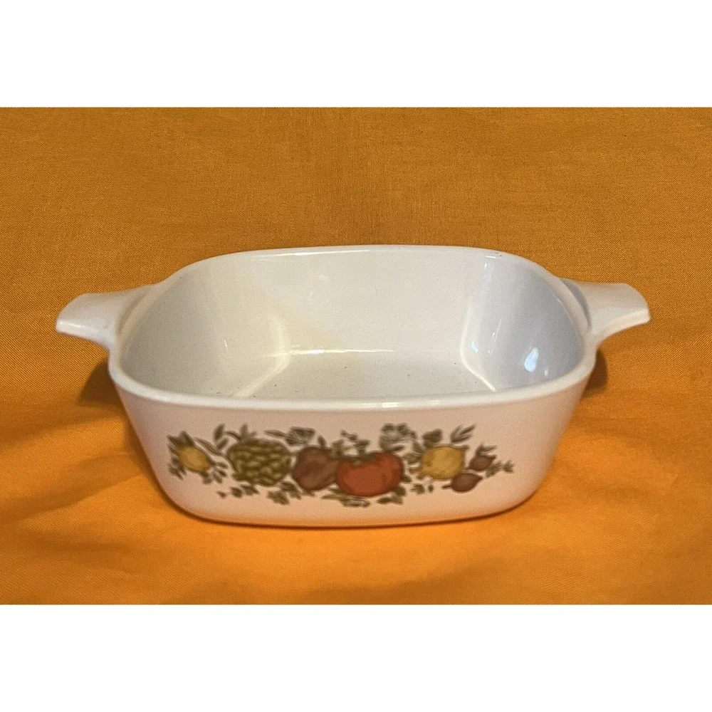 Corning Ware Spice of Life Square Casserole Dish‎ 1 3/4 Cup P-41-B. NO LID